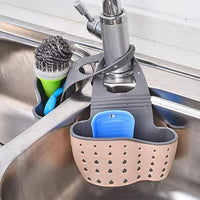 SINKORGANIX – Plateau de rangement réglable pour évier avec ensemble d'éponges