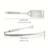 GRILLMASTER – Stainless Steel BBQ Tool Set with Carry Case