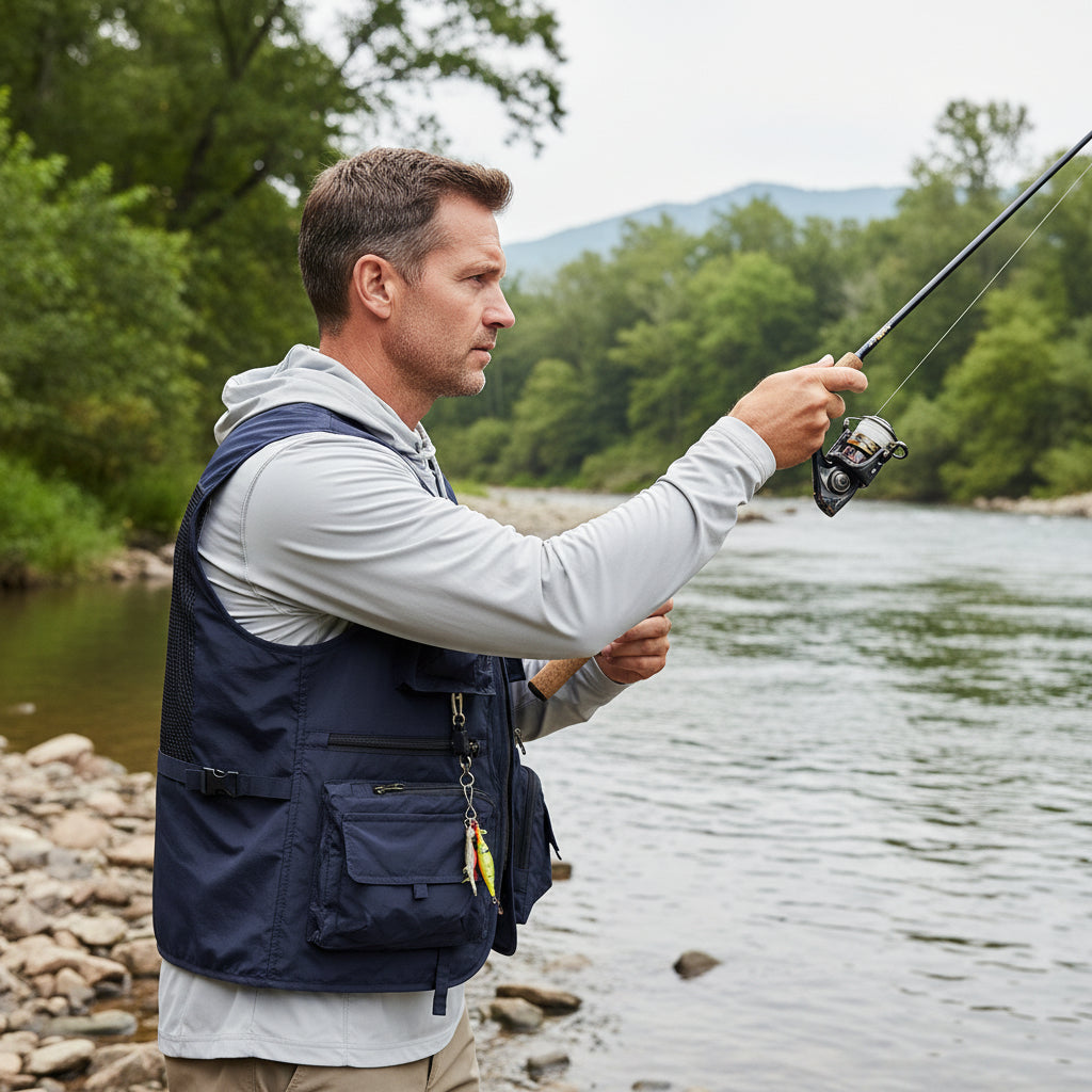 POCKETNEST – Casual Outdoor Vest with Secure Zipper Pockets