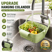 COLLAFLEX – Retractable Hanging Colander for Space-Saving Organization