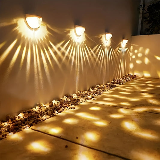 Lunaro - Solar LaceGlow Fence Wall Lights Set