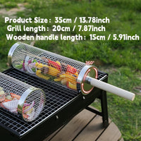 ROLLGRILL – Panier de grillade roulant en acier inoxydable