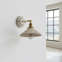 CERAPLEXORA – Applique da parete in ceramica plissettata per un arredamento elegante