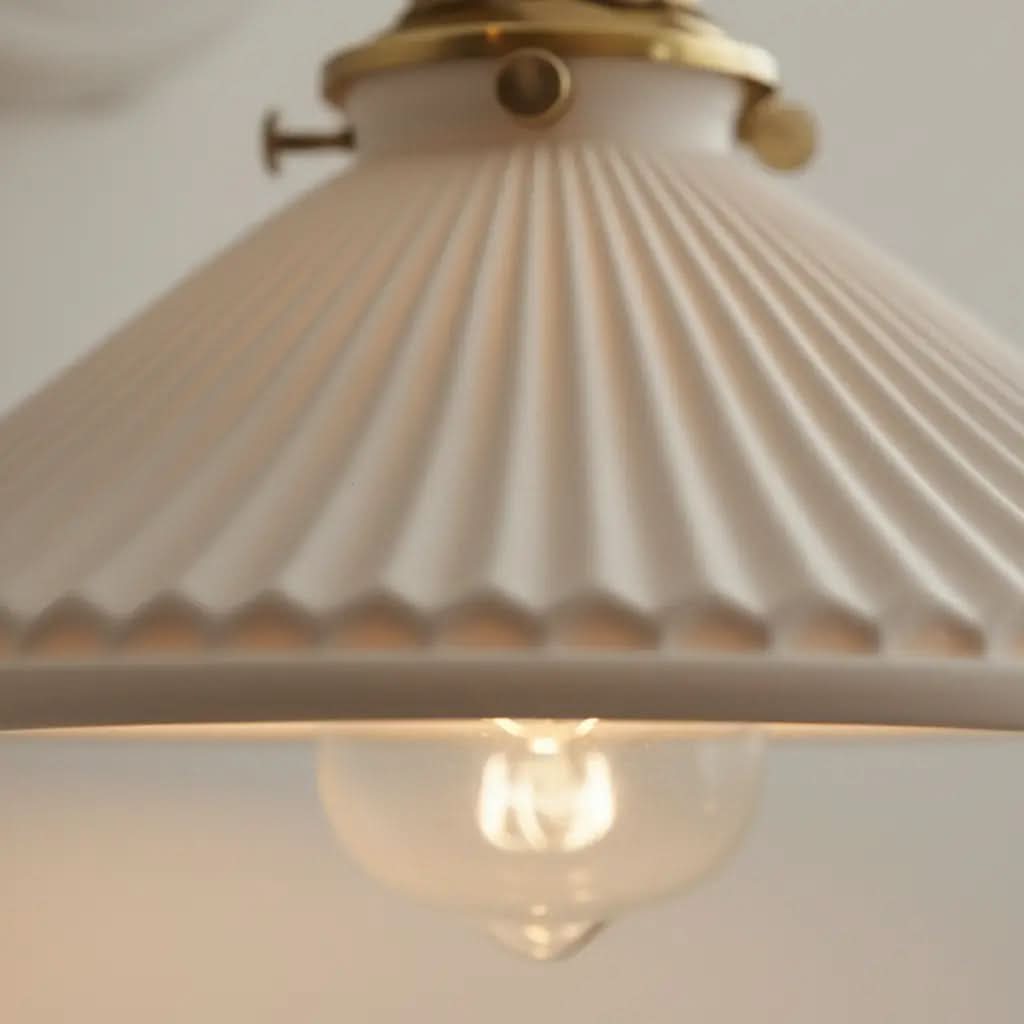 CERAPLEXORA – Applique da parete in ceramica plissettata per un arredamento elegante
