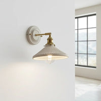 CERAPLEXORA – Applique da parete in ceramica plissettata per un arredamento elegante
