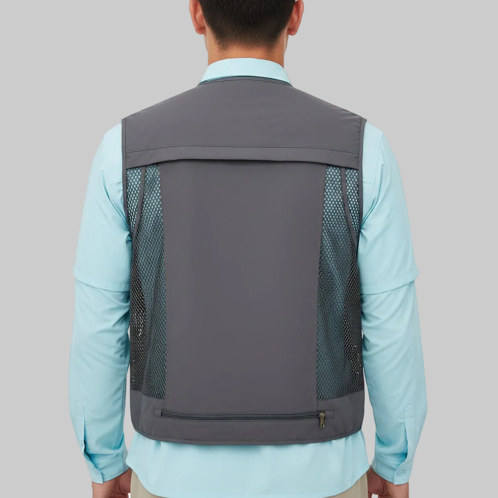 POCKETNEST – Casual Outdoor Vest with Secure Zipper Pockets