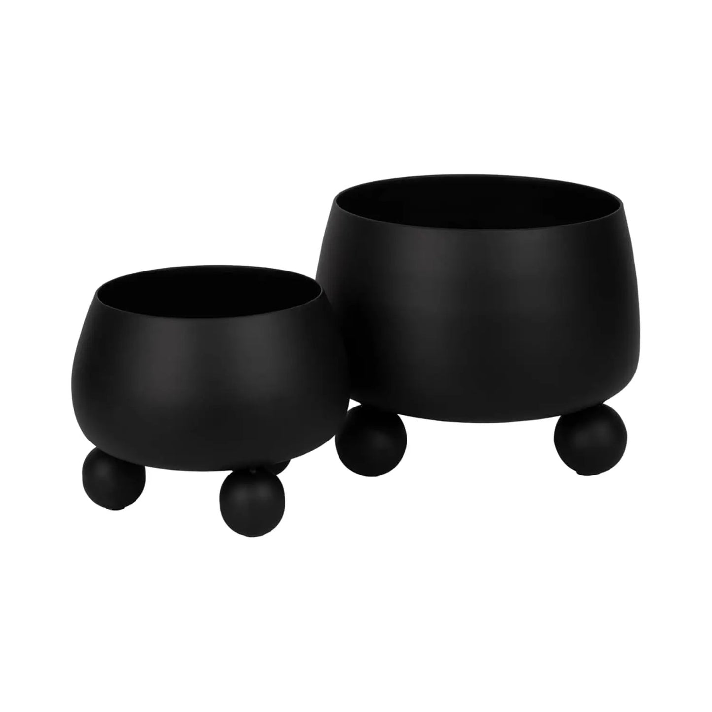 NOIRBLOOM – Modern Ceramic Planter Set