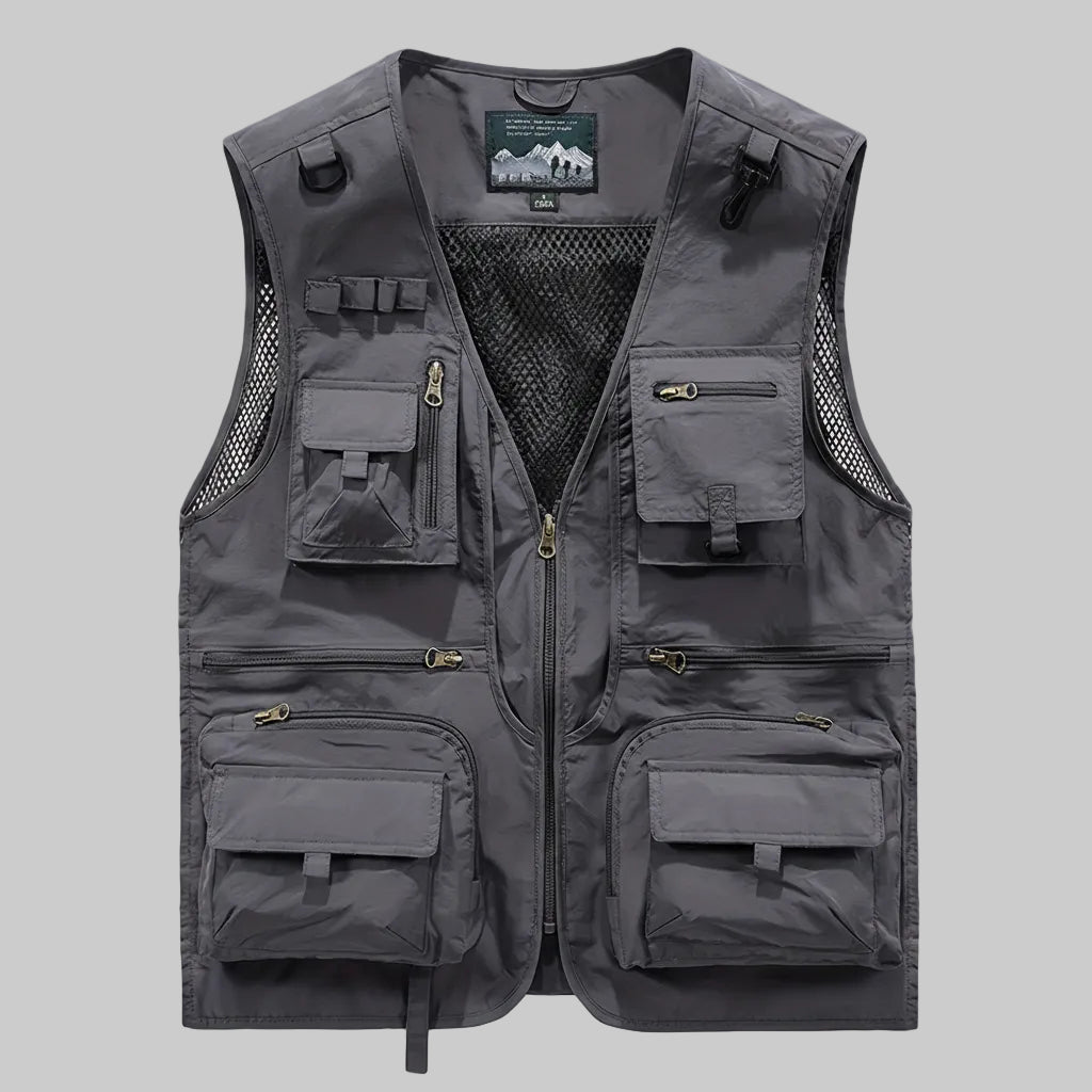 POCKETNEST – Casual Outdoor Vest with Secure Zipper Pockets