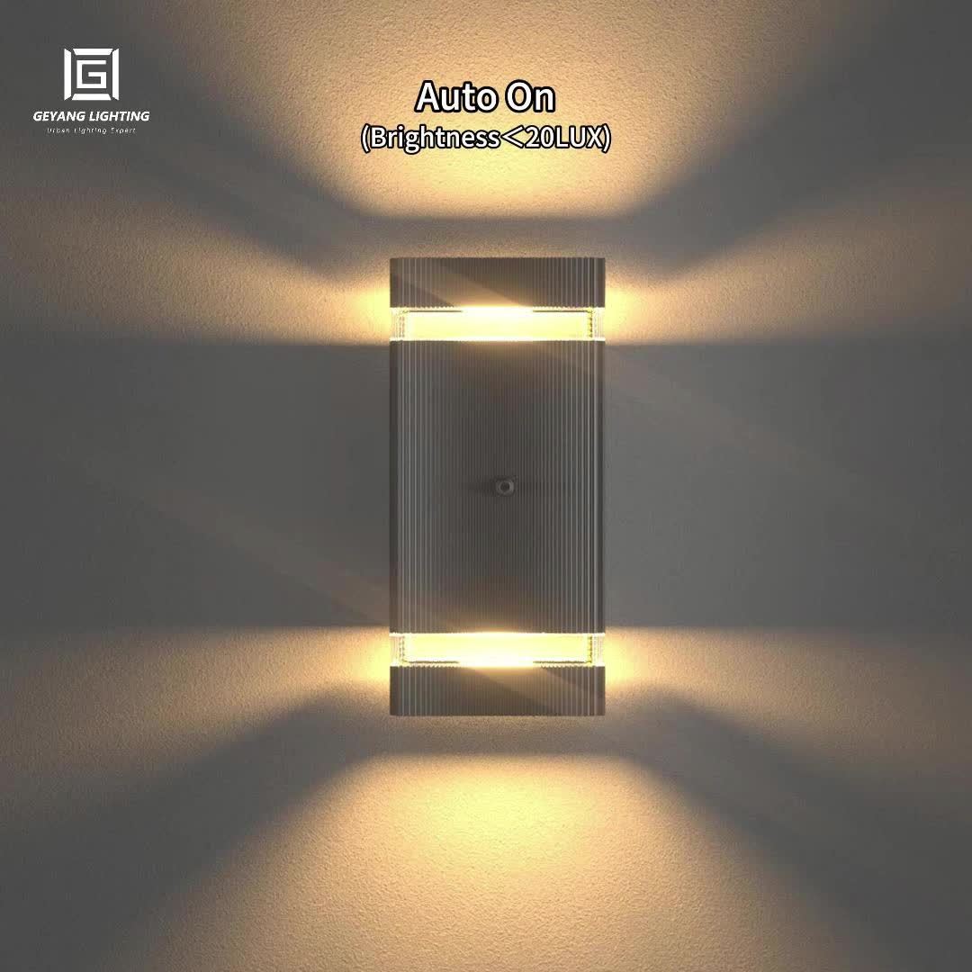 GeyaLuxe - Motion Sensor Outdoor Wall Light