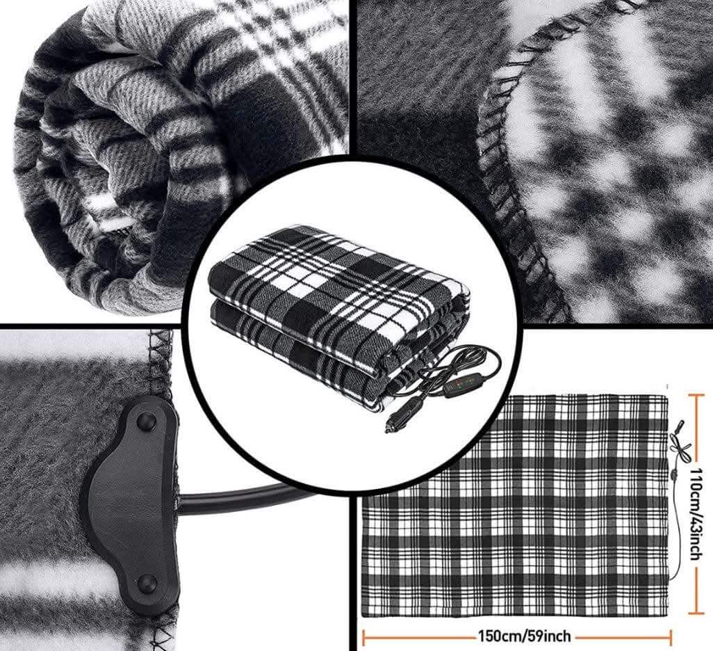 ROADCOZY – Electric Car Blanket for Warm Travel Comfort