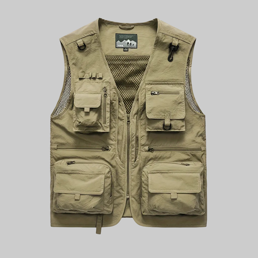POCKETNEST – Casual Outdoor Vest with Secure Zipper Pockets