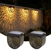 MiraLux - Solar HollowGlow Outdoor Fence Lights 4-Pack