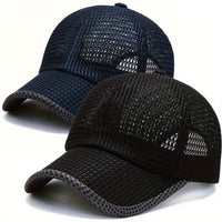 AEROMESH – Casquettes de baseball en maille respirante pour protection solaire extérieure