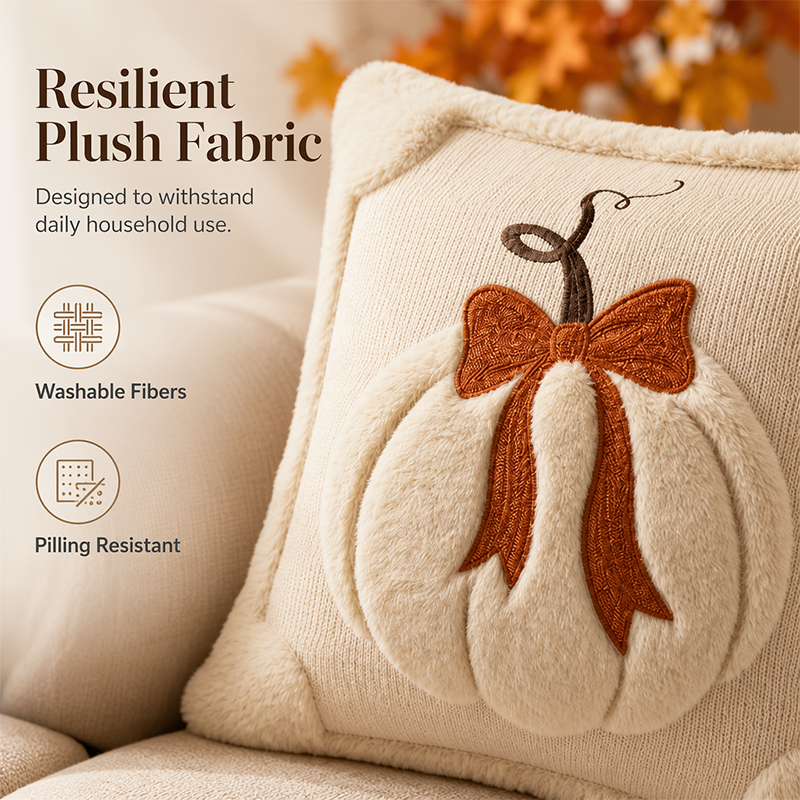FALLHAVEN – Autumn Pillow Cover for Warm and Cozy Style