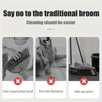 SWEEPFLOW – Compact Broom Dustpan Cleaning Set