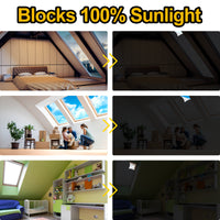 DARKFLOW – No-Drill Blackout Curtains for Home & Office Use