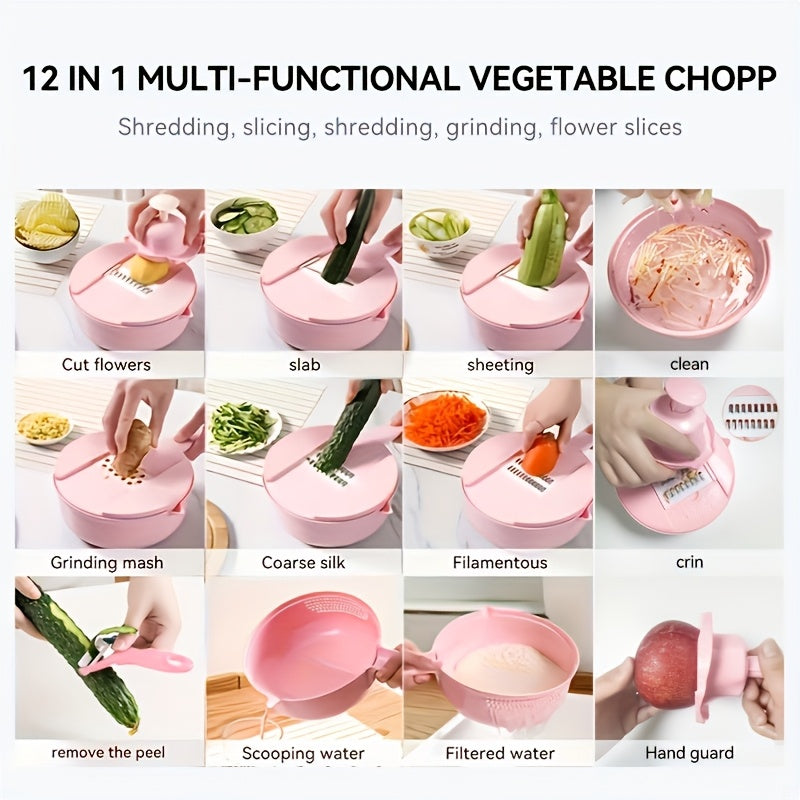 CHOPNOVA – 12 In 1 Multifunction Vegetable Chopper Slicer