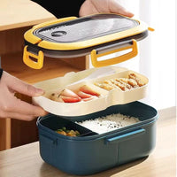 BENTOMIRA – Two-Tier Bento Lunch Bag Organizer for Smart Meal Organization