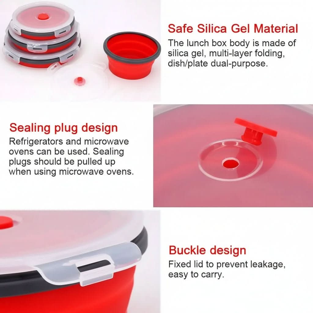 BENTOCARRY – Collapsible Bento Bag for Leakproof Food Storage