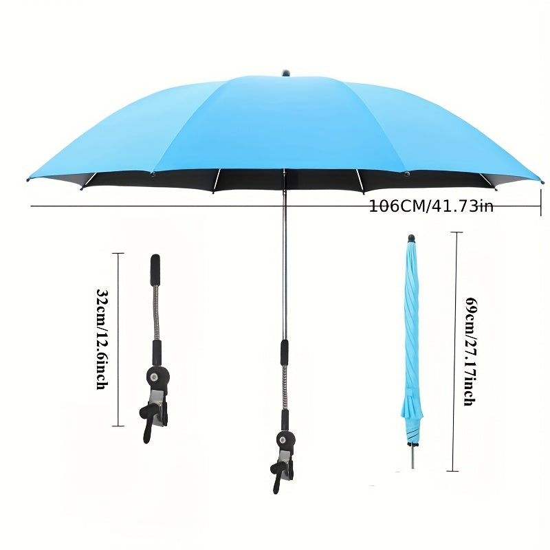 SUNCLIPSE – Adjustable Outdoor Sunshade Umbrella