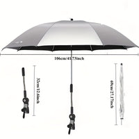 SUNCLIPSE – Adjustable Outdoor Sunshade Umbrella