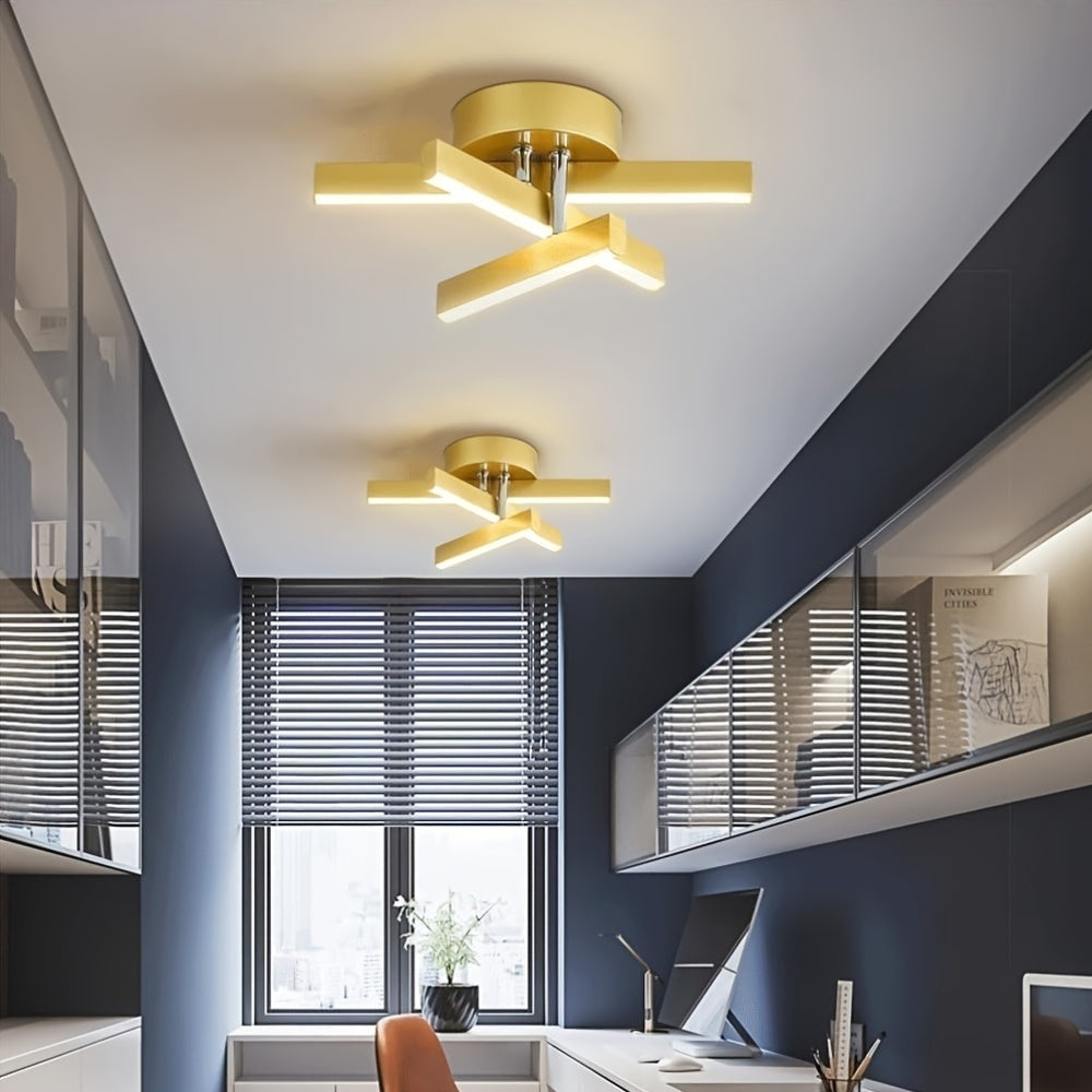 Lumivaro - Moderne dreifarbige LED-Deckenleuchte