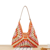 SUNLACE – Bohemian Crochet Beach Tote Bag