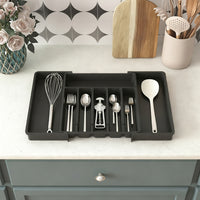 FLEXITRAY – Organisateur d’ustensiles extensible pour tiroirs de cuisine