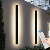 Brillanova - Dimmable Long Outdoor Wall Sconce