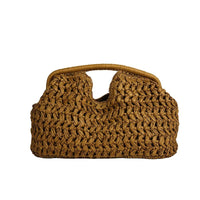 LUXEWEAVE – Sac à main en raphia tissé