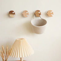 WOODFIN – Crochet mural animalier en bois