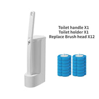 CLEANOVA – Disposable Toilet Brush Set with Replaceable Heads