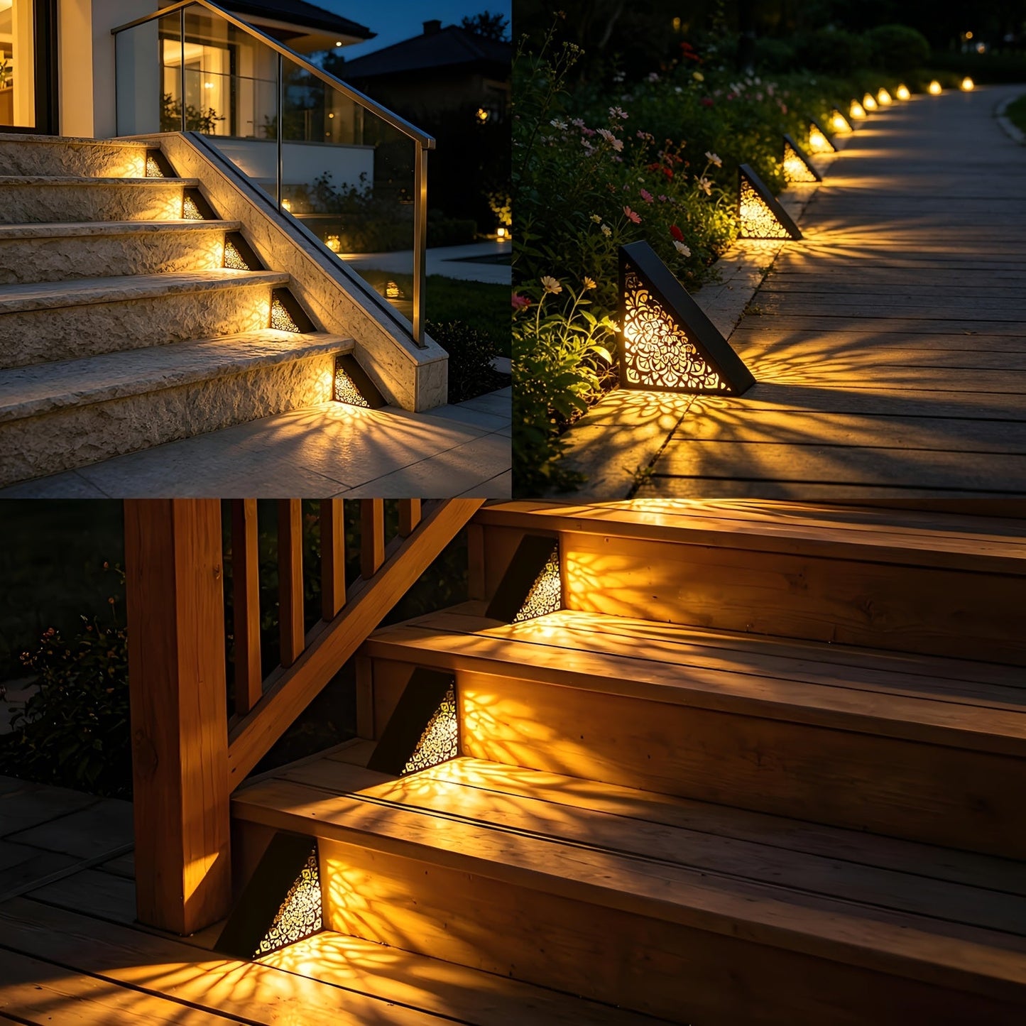 Stepora - Solar Metal Outdoor Step Lights