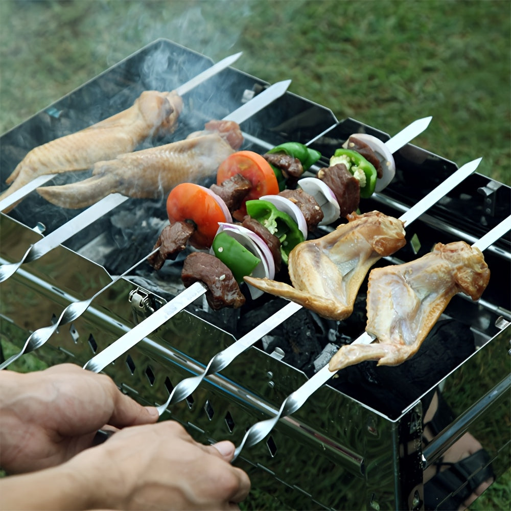 SKEWERPRO – Ensemble de brochettes pour barbecue à long manche
