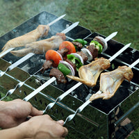 SKEWERPRO – Ensemble de brochettes pour barbecue à long manche
