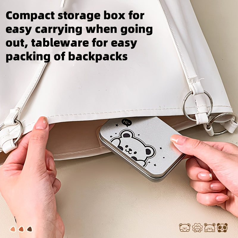 FOLDMATE – Portable Folding Fork Spoon Set