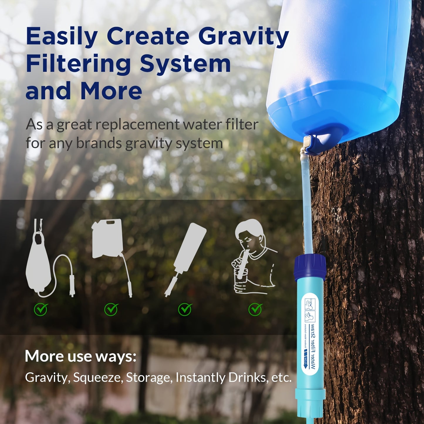 OUTDOORPURE – Mini purificateur d’eau pour camping