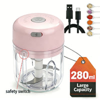 CHOPTRON – Mini hachoir électrique rechargeable par USB