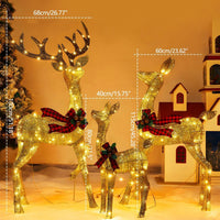 ELKLUME – Éclairage de renne de Noël pour une ambiance de fête élégante