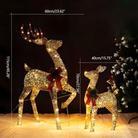 ELKLUME – Éclairage de renne de Noël pour une ambiance de fête élégante