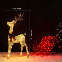 ELKLUME – Éclairage de renne de Noël pour une ambiance de fête élégante