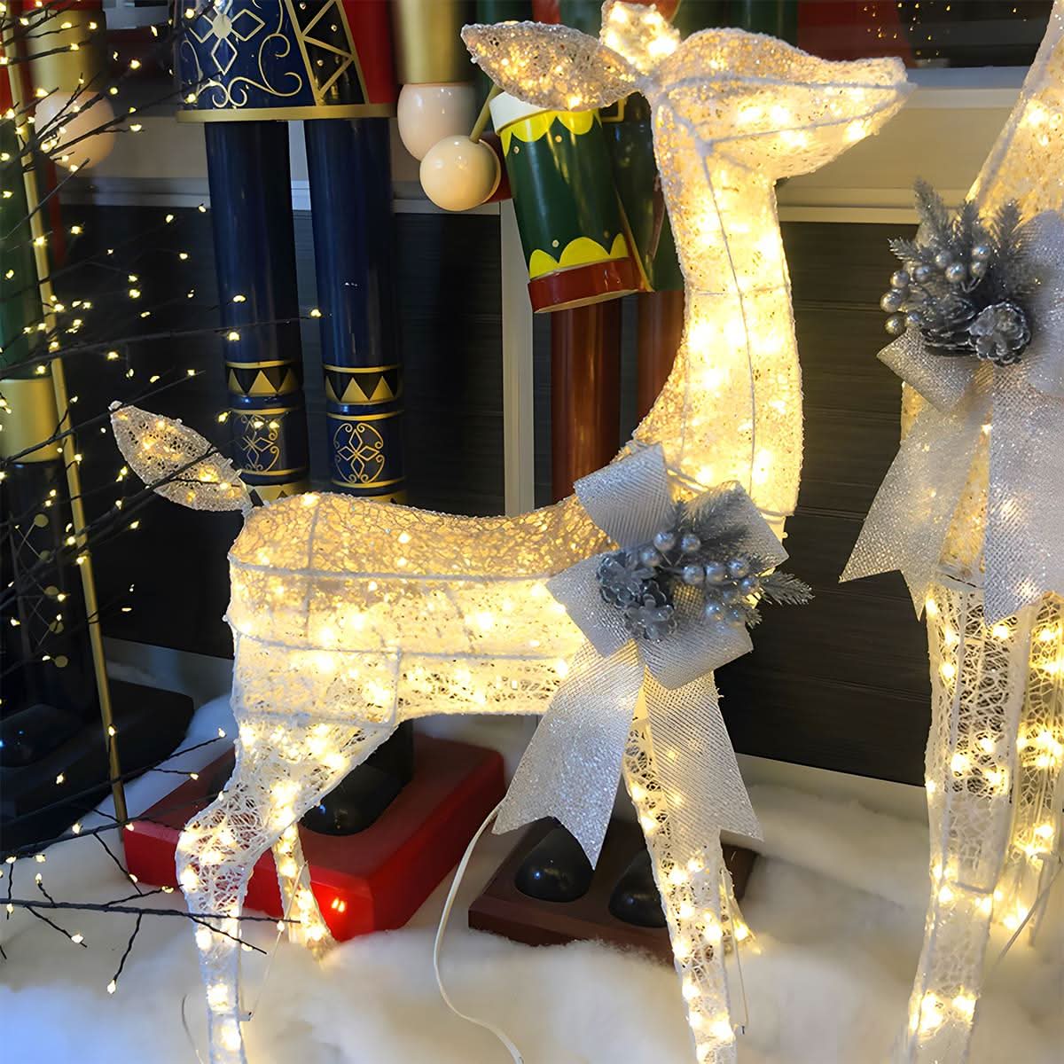 ELKLUME – Éclairage de renne de Noël pour une ambiance de fête élégante