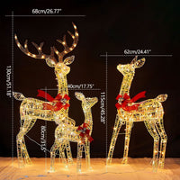 ELKLUME – Éclairage de renne de Noël pour une ambiance de fête élégante