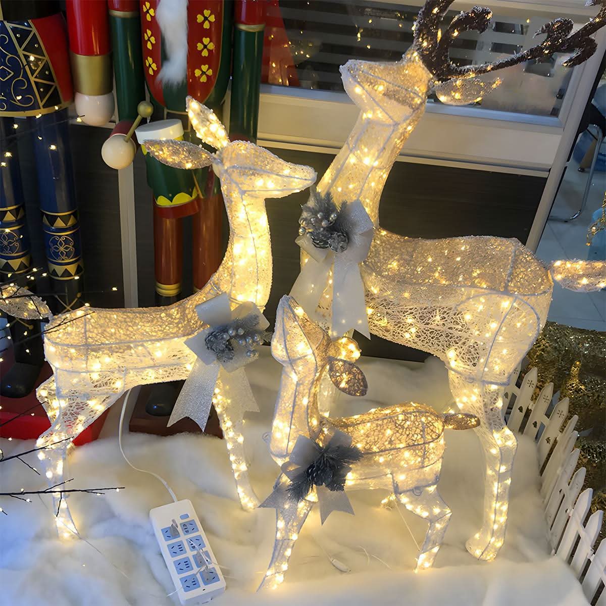 ELKLUME – Éclairage de renne de Noël pour une ambiance de fête élégante