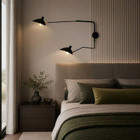 REACHVIA – Swing Arm Wall Lamp for Flexible Nighttime Lighting