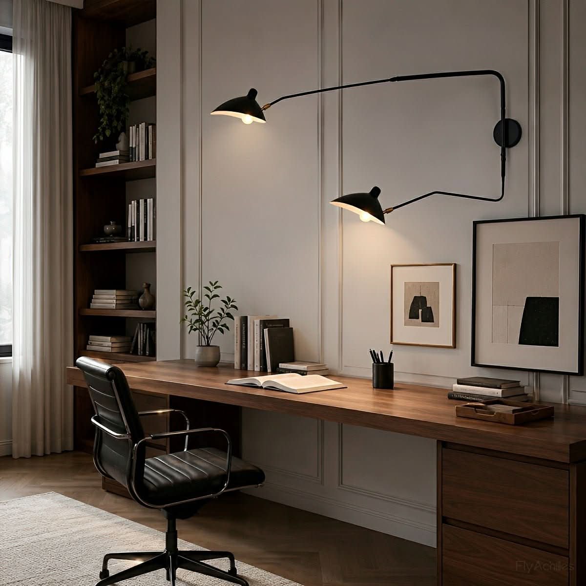 REACHVIA – Swing Arm Wall Lamp for Flexible Nighttime Lighting