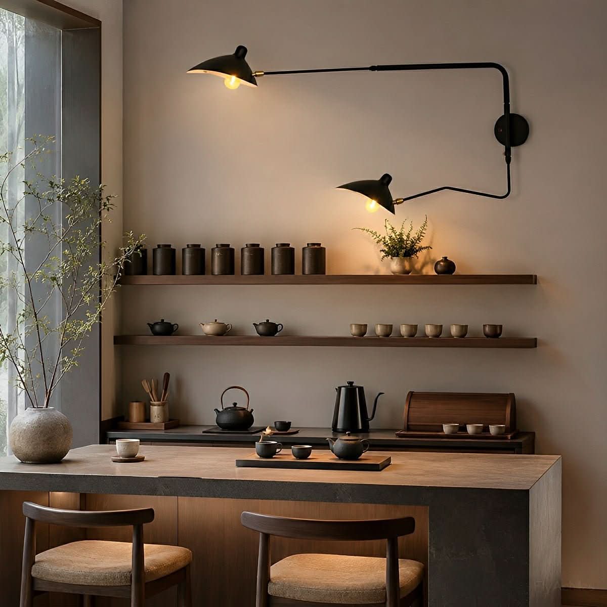 REACHVIA – Swing Arm Wall Lamp for Flexible Nighttime Lighting