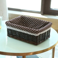 WILLOWCRAFT – Handmade Storage Basket Organizer