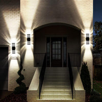 NoirLuma - 3-Layer Square Outdoor Wall Light