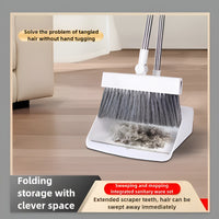 SWEEPFLOW – Compact Broom Dustpan Cleaning Set